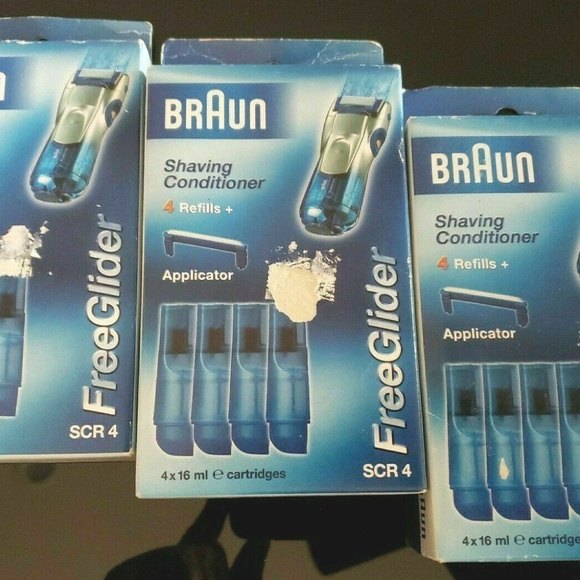 Braun Free Glider SCR4 Shaving Conditioner 3 packs